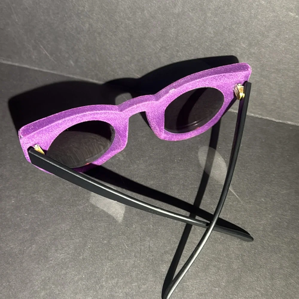 Purple Velvet Unisex Eyeglasses
